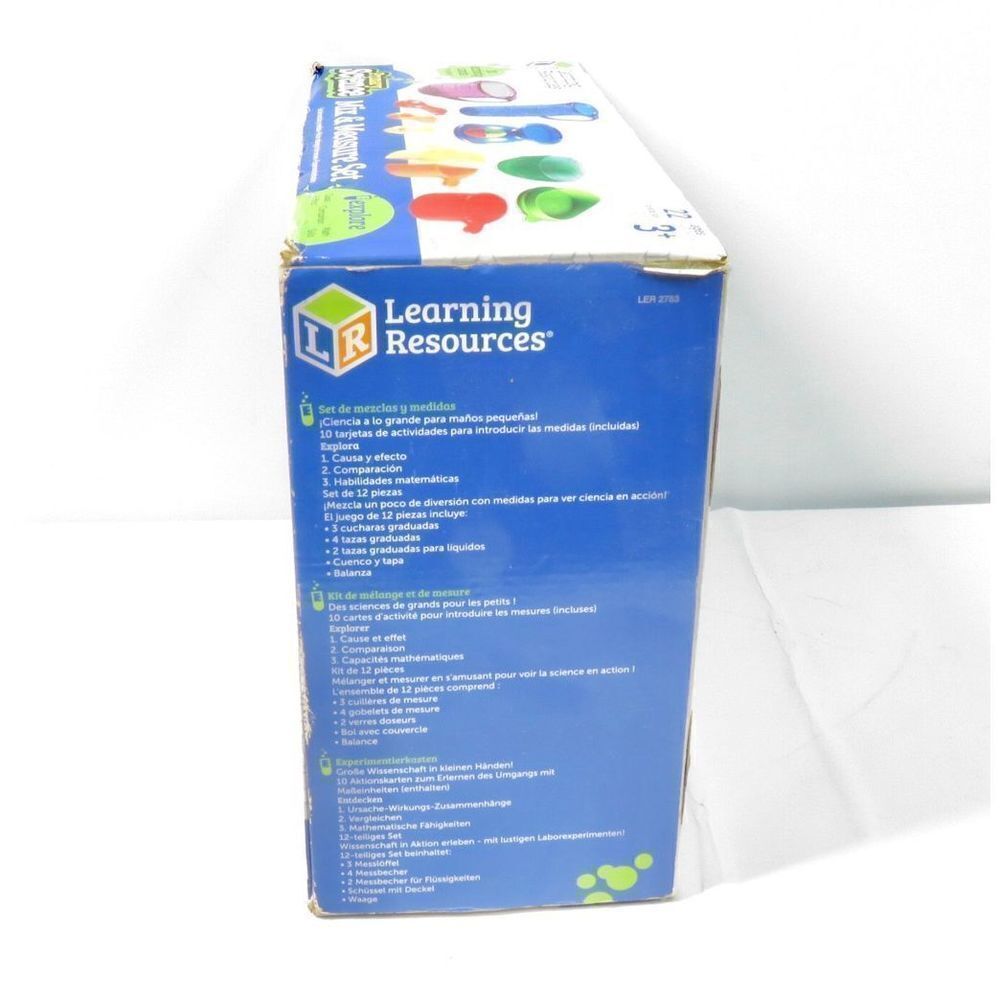 Learning Resources Primary Science Mix & Measure Set 22pc 10 Activity Cards New - Picture 6 of 6